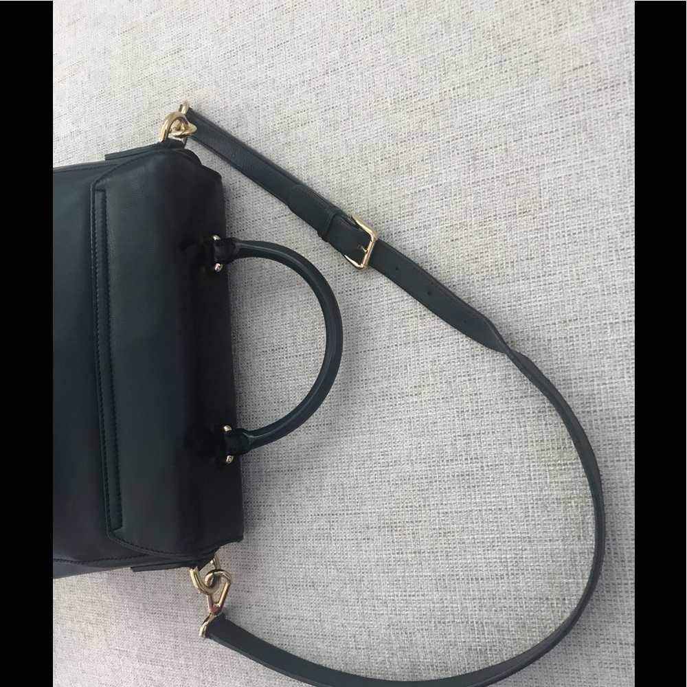 Dolce & Gabbana Miss Linda Saffiano leather handle bag with gold-tone - Picture 6 of 16